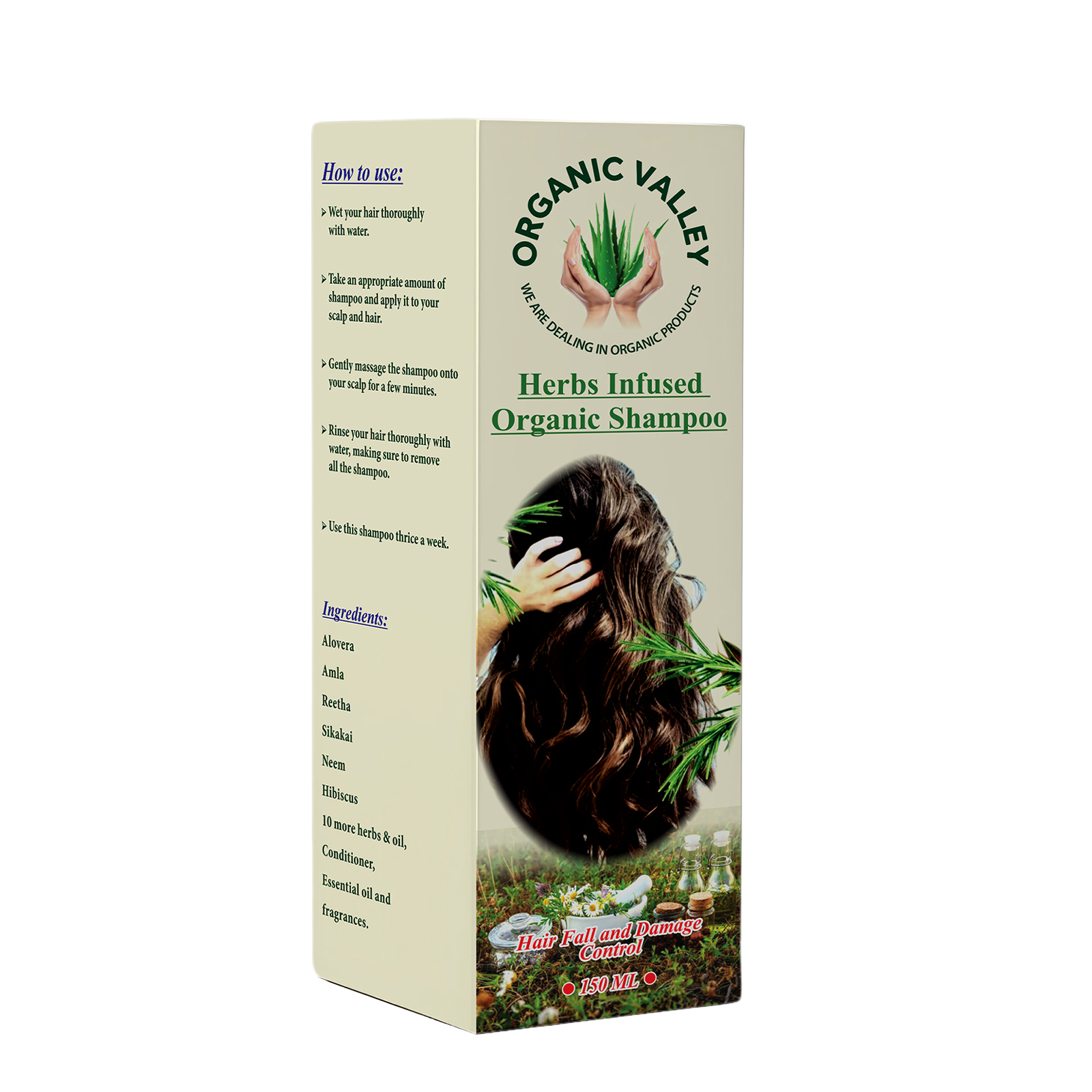 Herbs Infused Organic Hair Shampoo